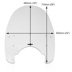 Cupula WRS touring HARLEY DAVIDSON heritage softail 88-06 Â· 2